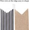 2 Pack Black White Stripe Burlap Fall Bows for Wreaths Decorations,Rustic Farmhouse Crafts Bow Wrapping Tree Topper Wedding Holiday Birthday Party Wall Home Front Door